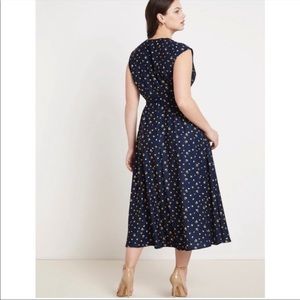 Eloquii X Jason Wu midi length true wrap dress size 18